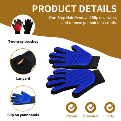 Wholesale High Quality Professional Custom Pet Dog Bath Grooming Glove