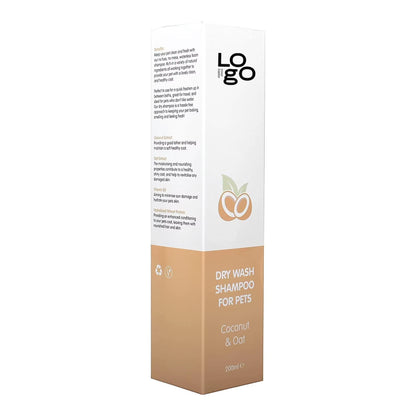 Private Label Dry Shampoo for Pets Natural Ingredients Deodorising Soothing Revitalise No Rinsing Pet Shampoo Coconut & Oat