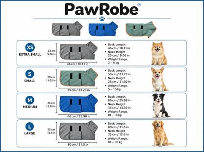 PawRobe — Dog Drying Coat.